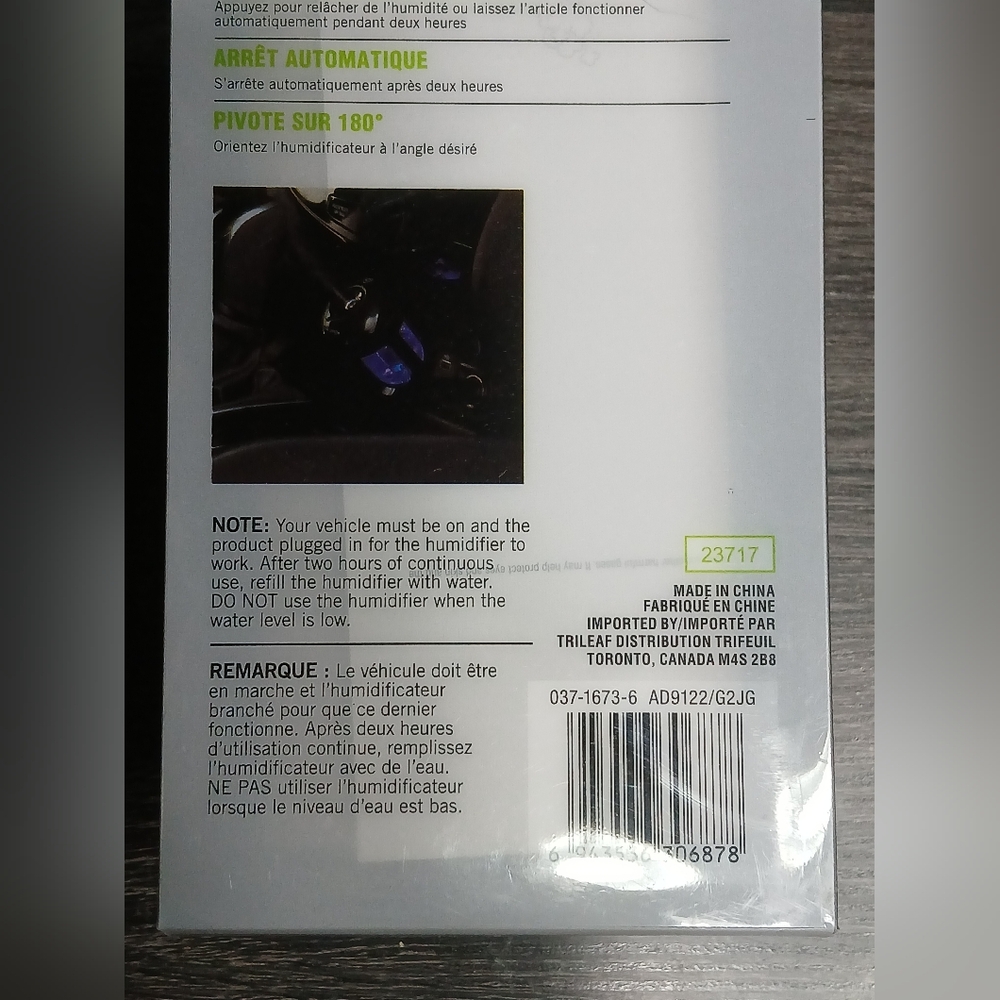 Essential Oil Diffuser Humidifier For Car Vehicle - Picture 7 of 7